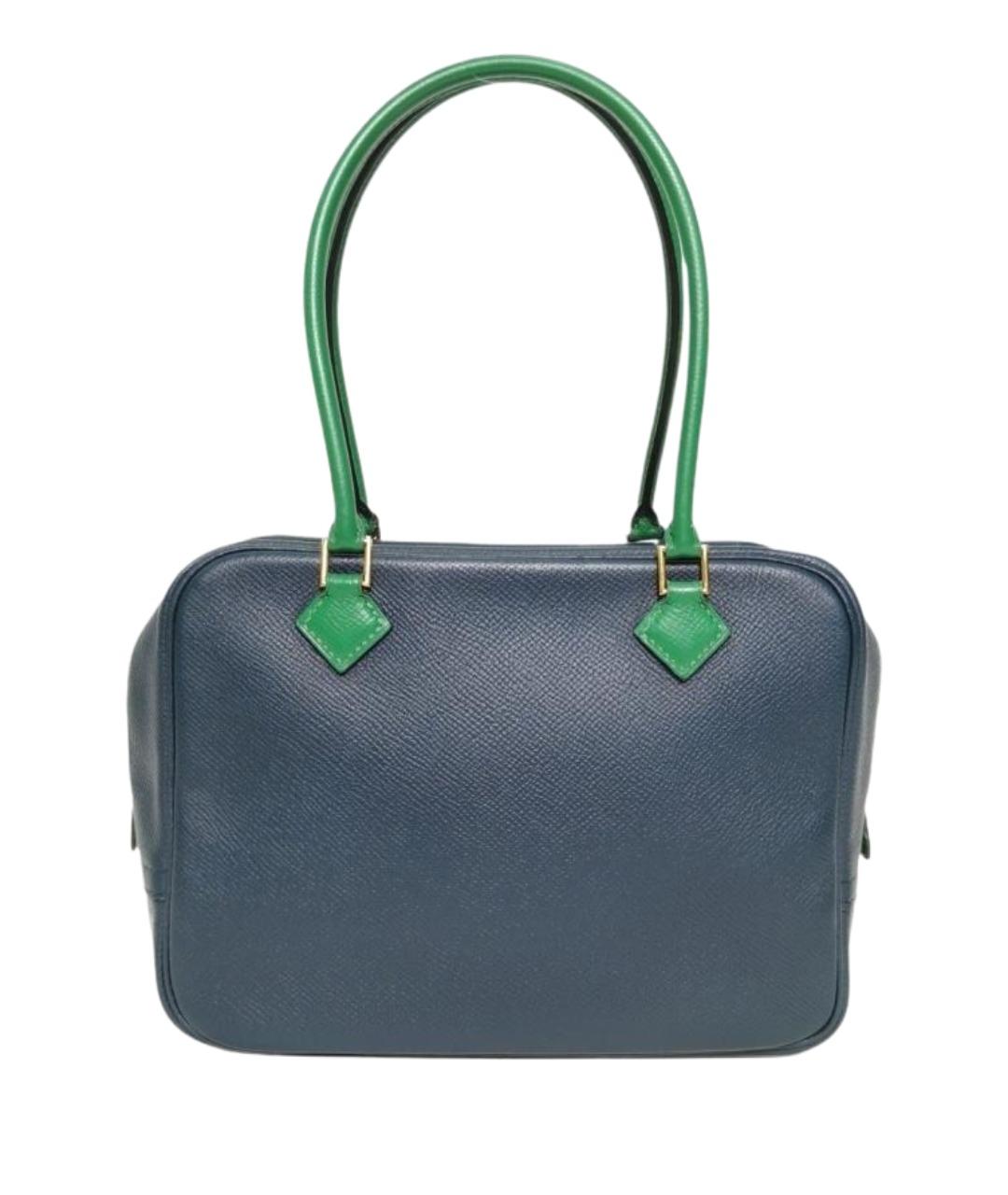 HERMES Синяя кожаная сумка через плечо, фото 1