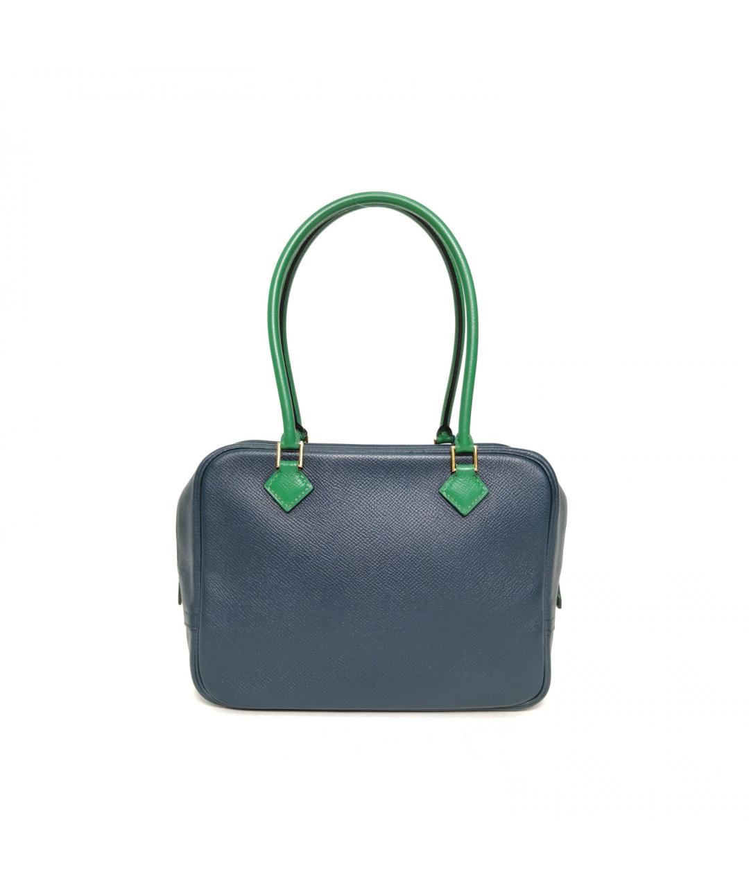 HERMES Синяя кожаная сумка через плечо, фото 2