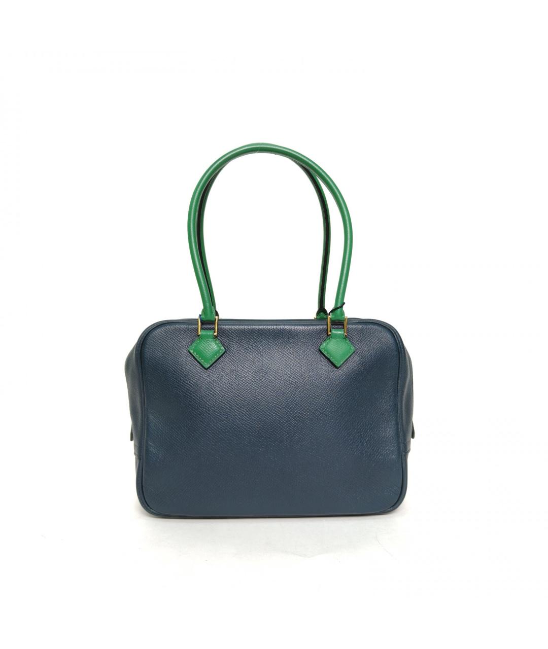 HERMES Синяя кожаная сумка через плечо, фото 4