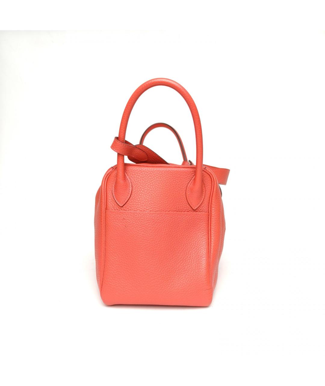 HERMES Красная кожаная сумка через плечо, фото 5