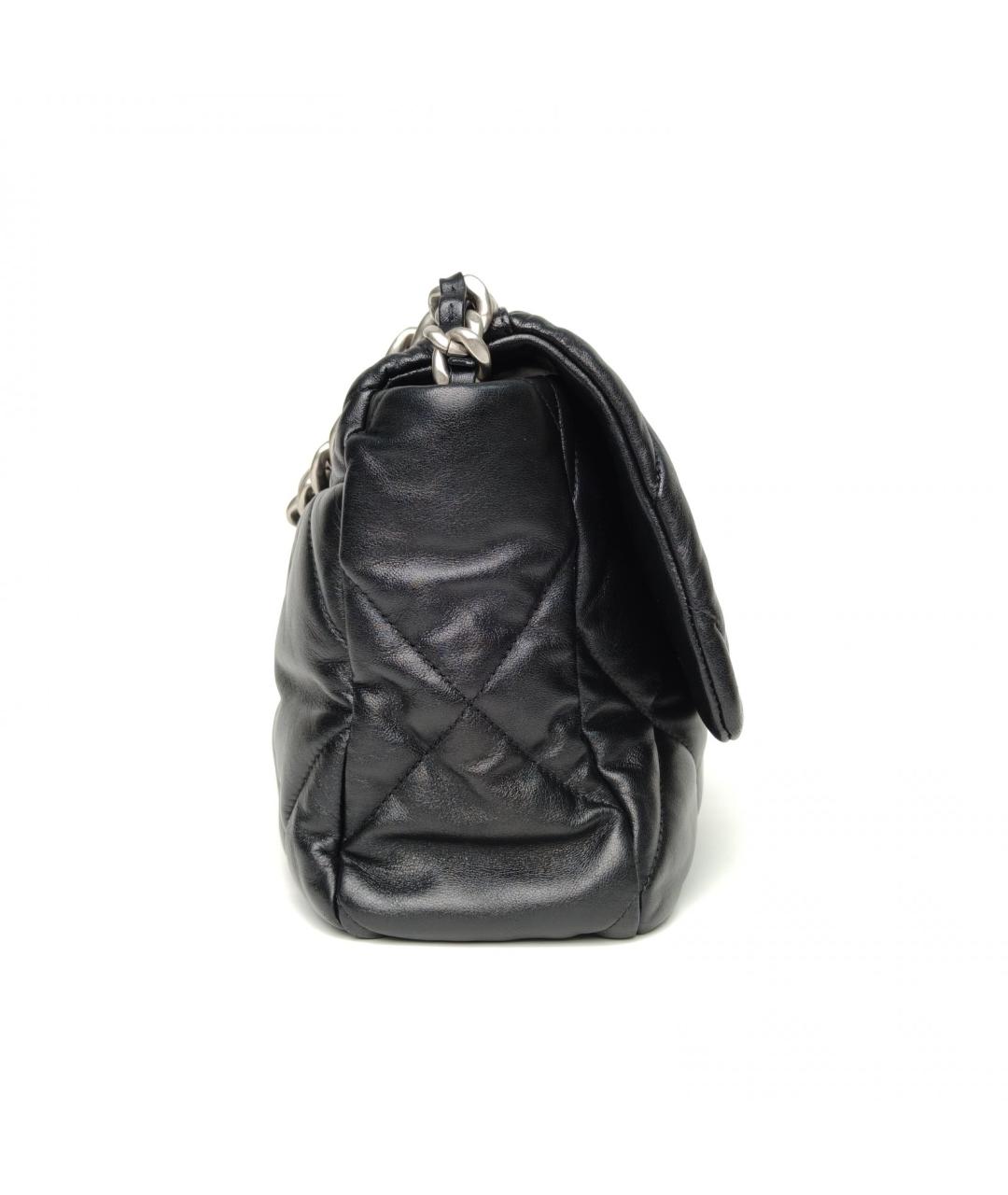 CHANEL Черная кожаная сумка через плечо, фото 5