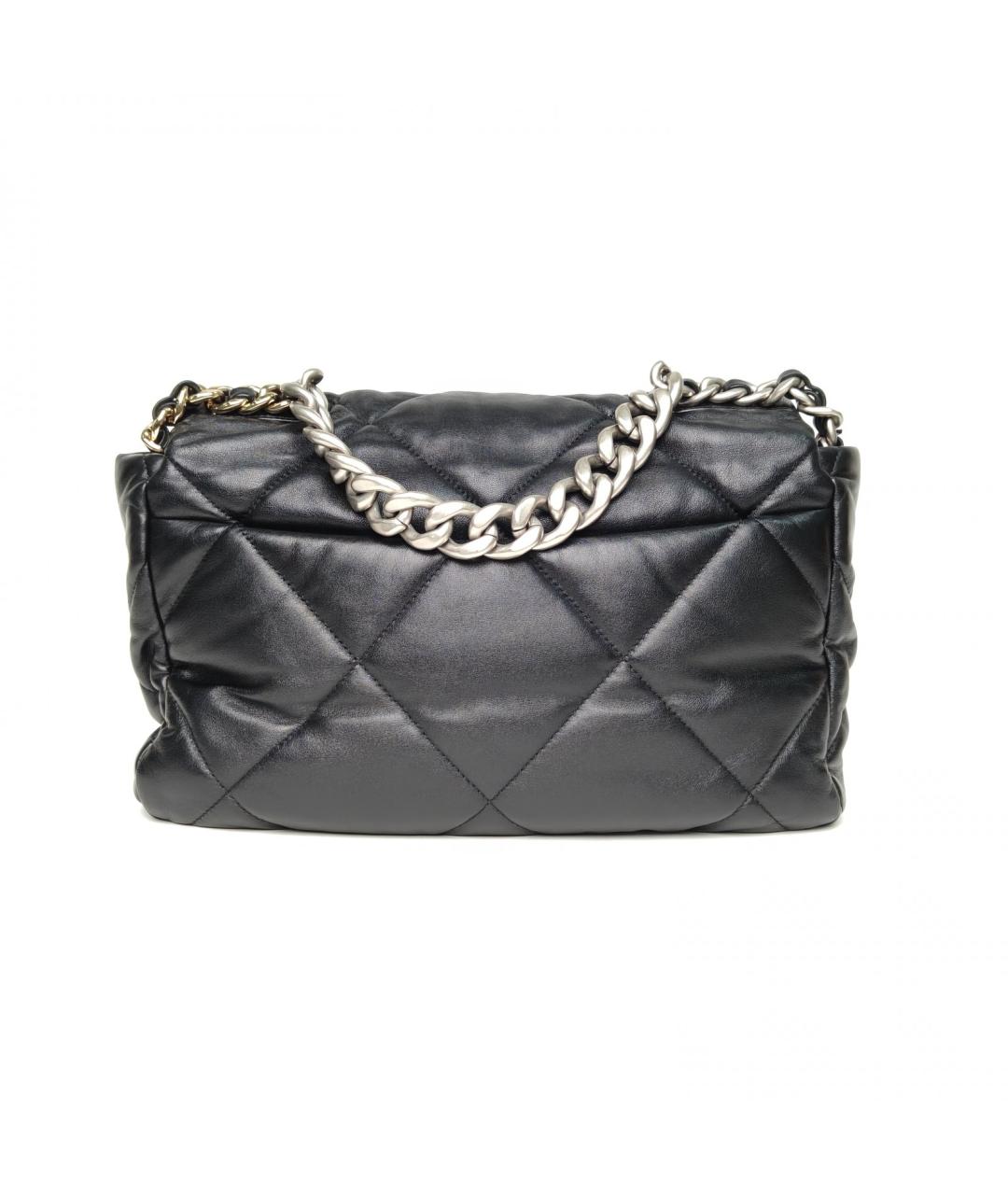 CHANEL Черная кожаная сумка через плечо, фото 4