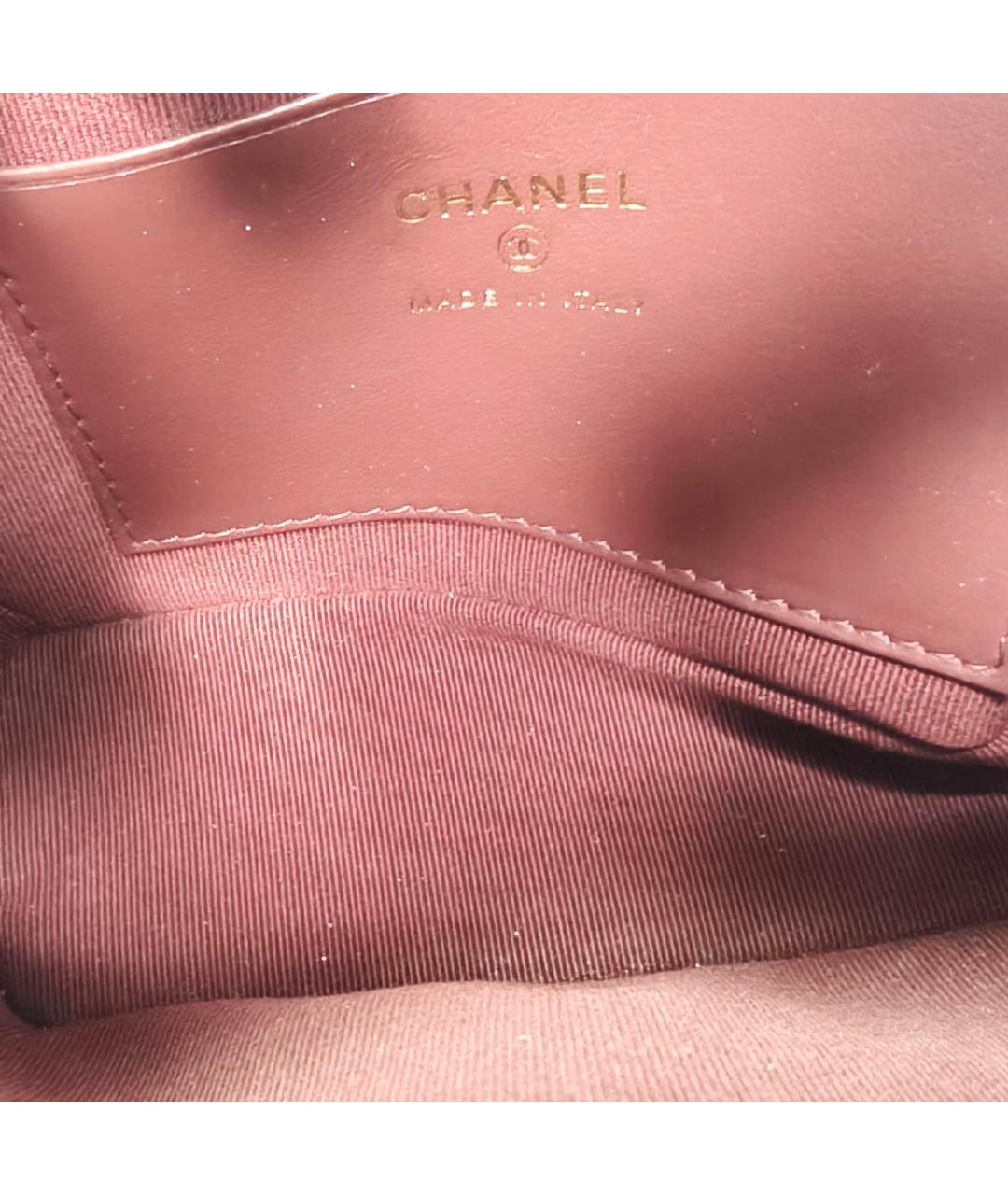 CHANEL Черная кожаная сумка через плечо, фото 8