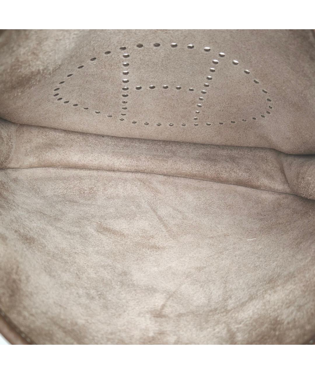 HERMES Коричневая кожаная сумка через плечо, фото 7