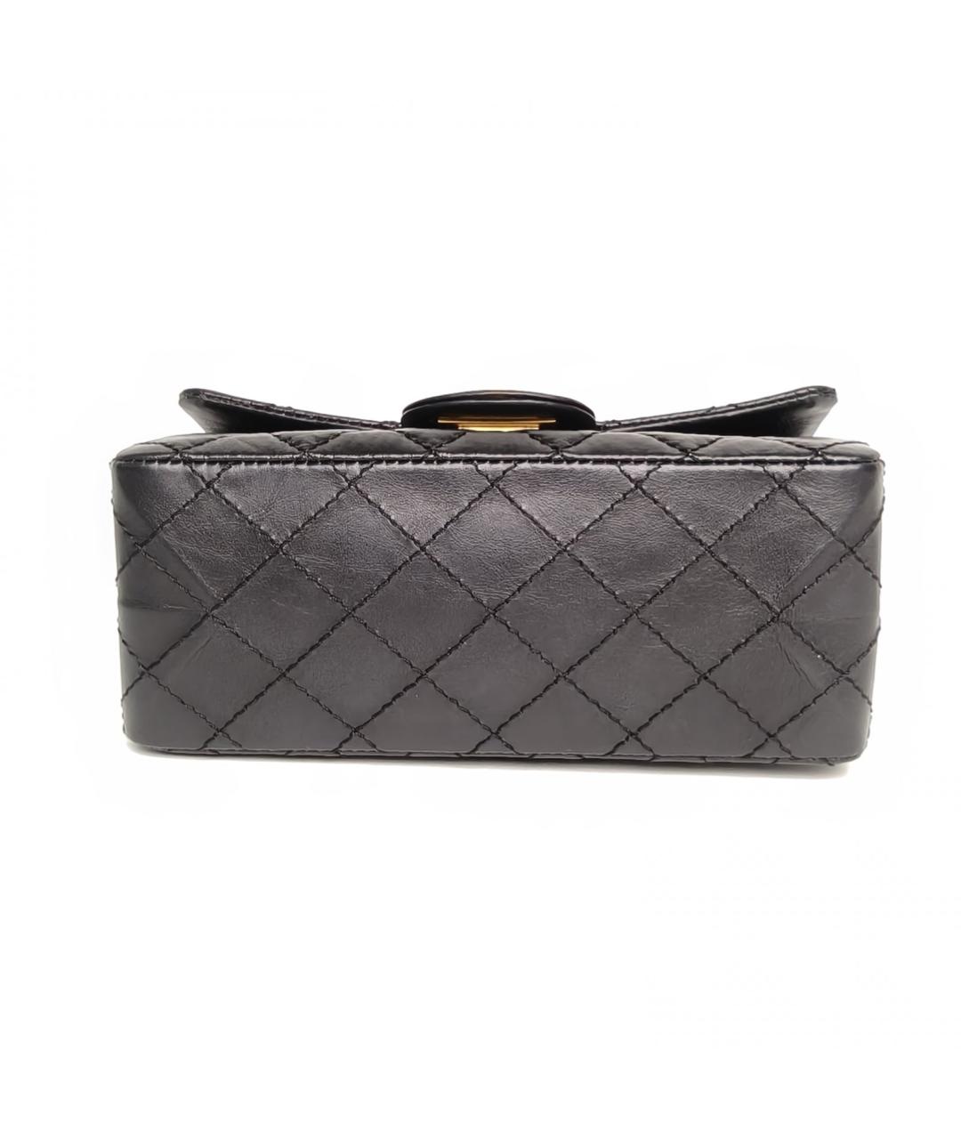 CHANEL Черная кожаная сумка через плечо, фото 6