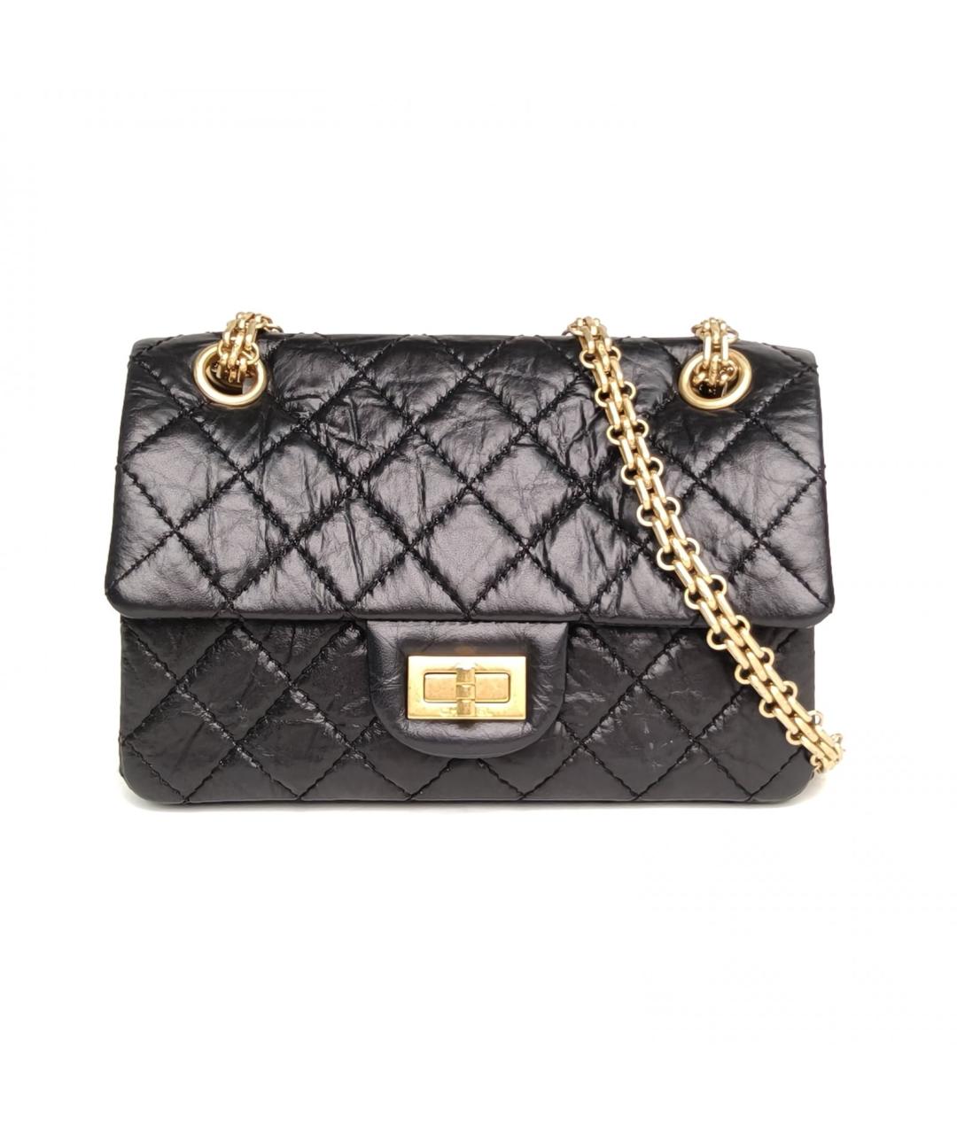 CHANEL Черная кожаная сумка через плечо, фото 2