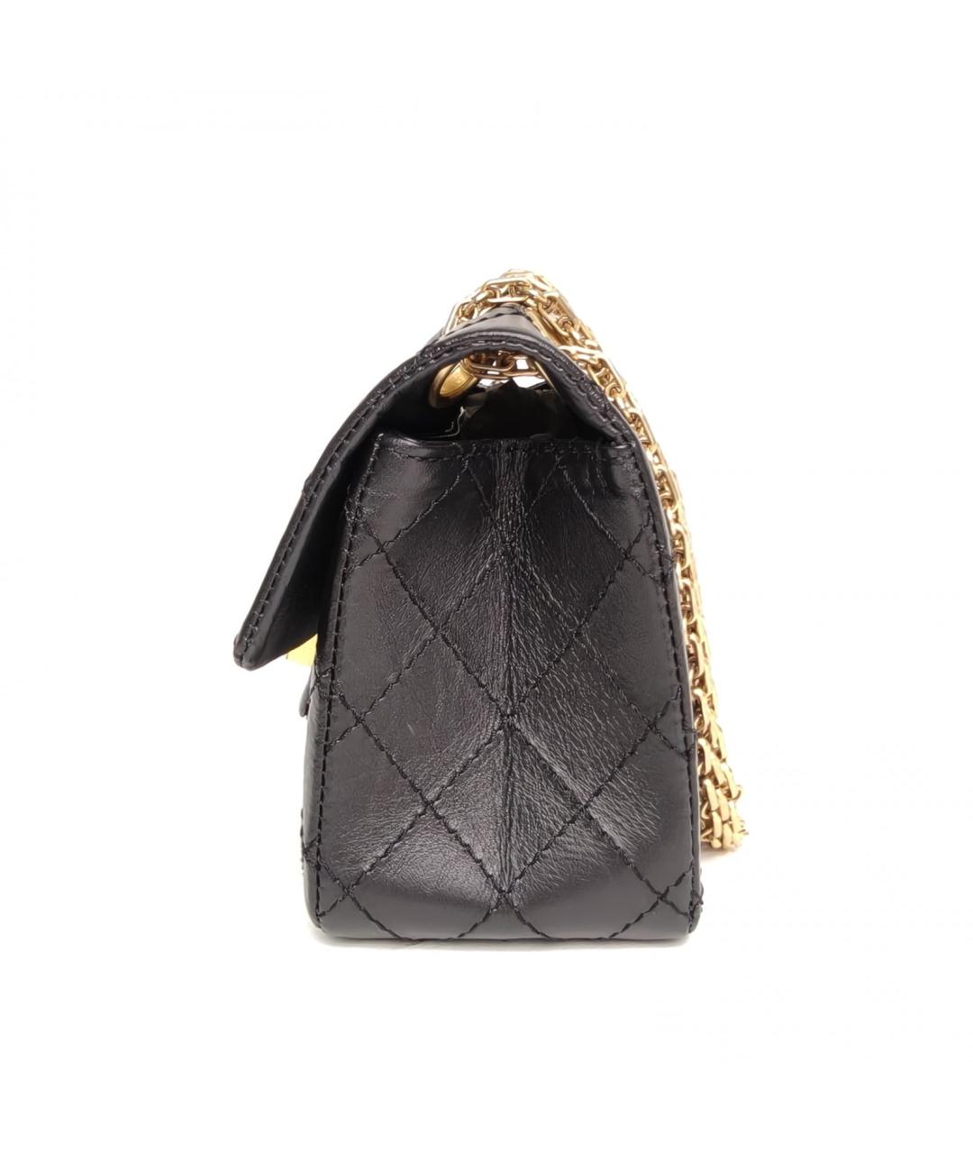 CHANEL Черная кожаная сумка через плечо, фото 3