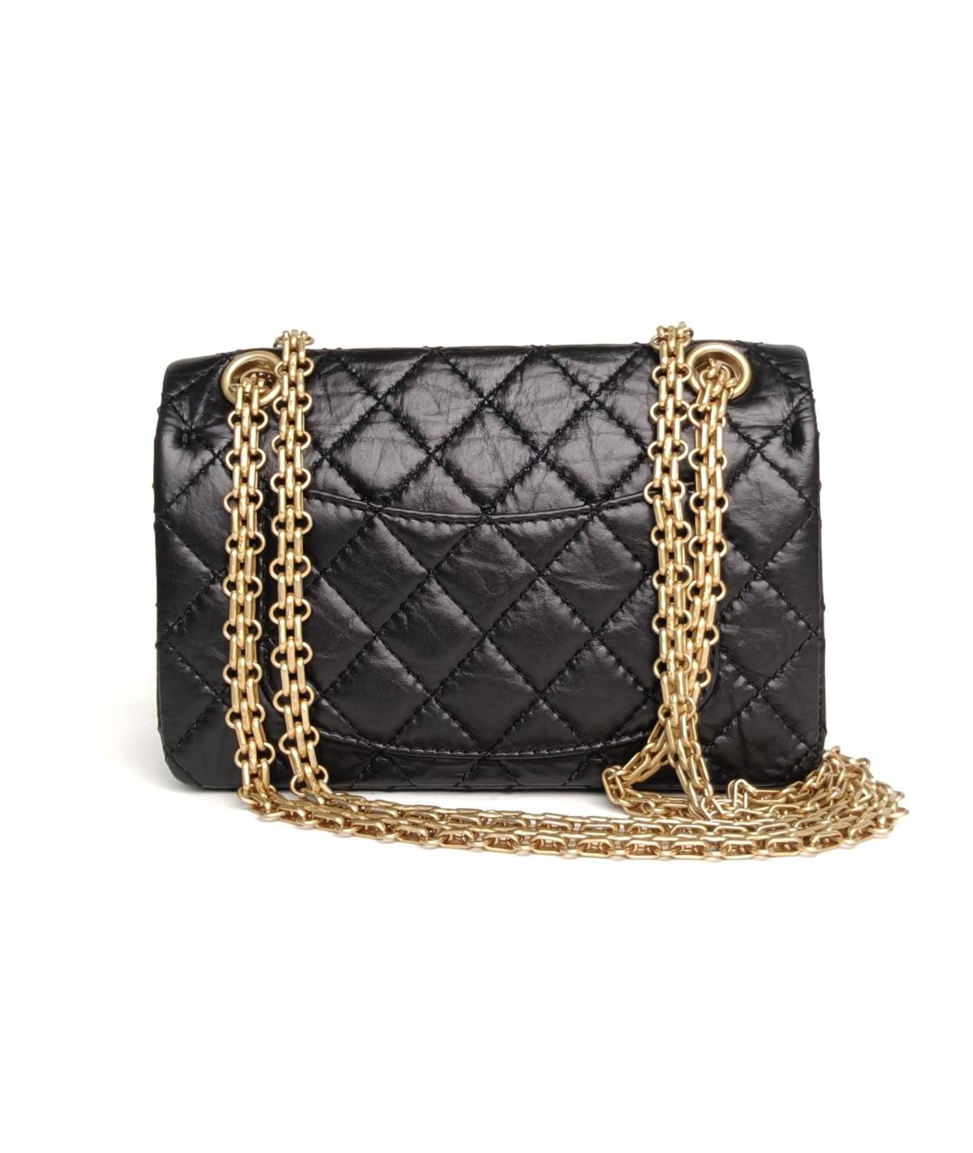 CHANEL Черная кожаная сумка через плечо, фото 4