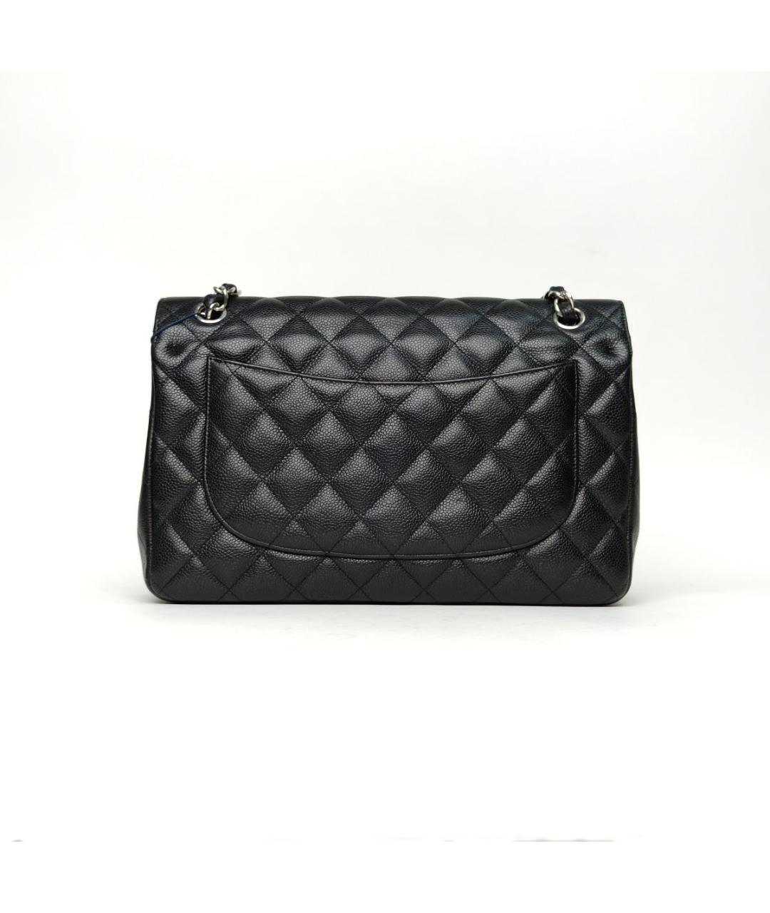 CHANEL Черная кожаная сумка через плечо, фото 3