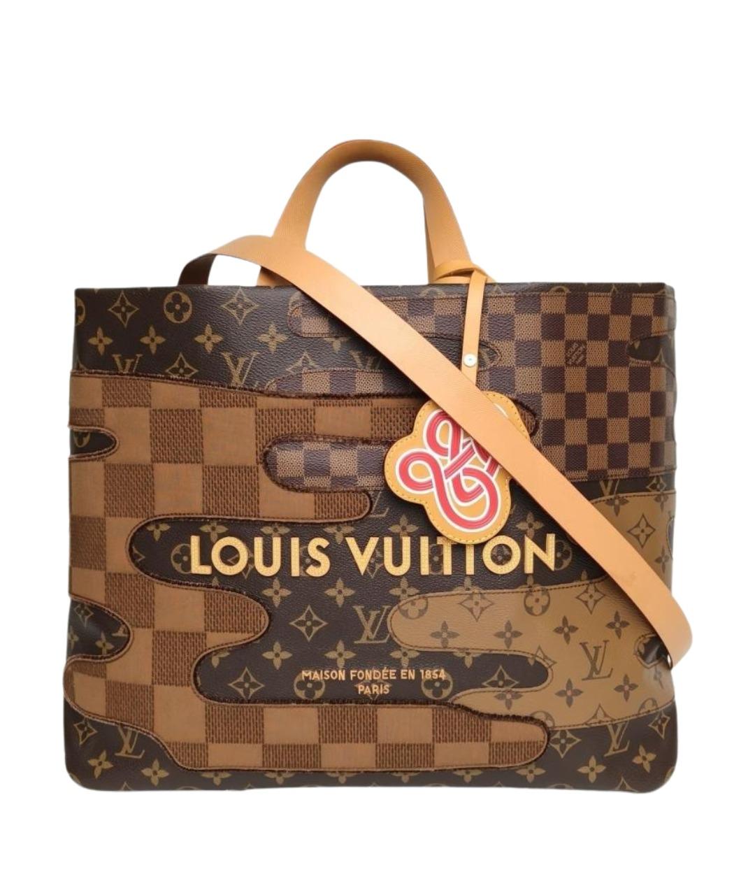 LOUIS VUITTON Коричневая сумка через плечо, фото 1