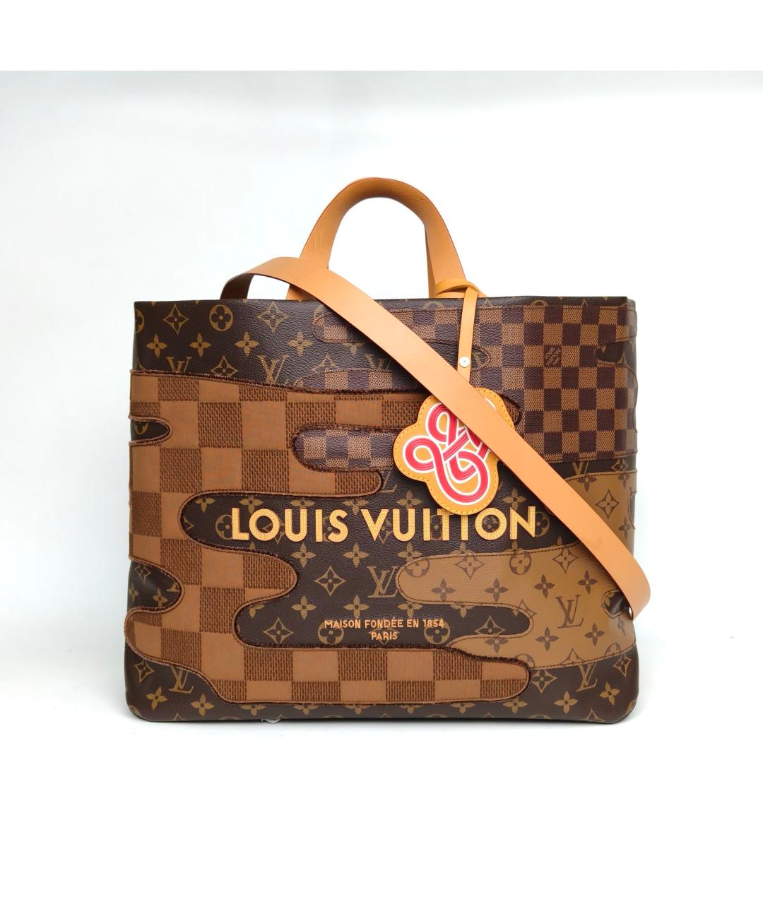 LOUIS VUITTON Коричневая сумка через плечо, фото 2