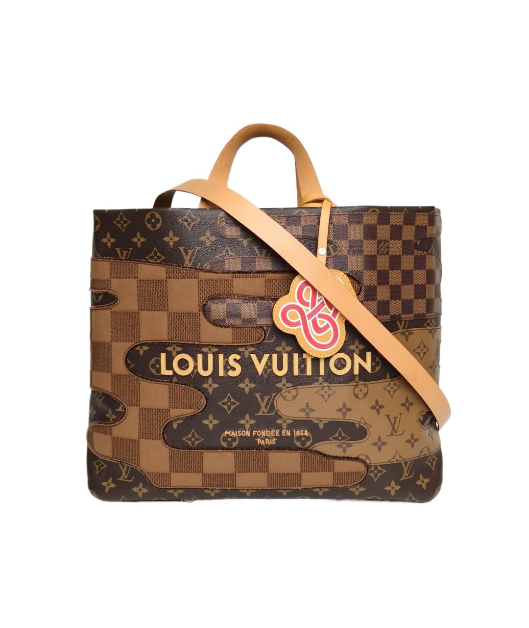 LOUIS VUITTON Коричневая сумка через плечо, фото 9