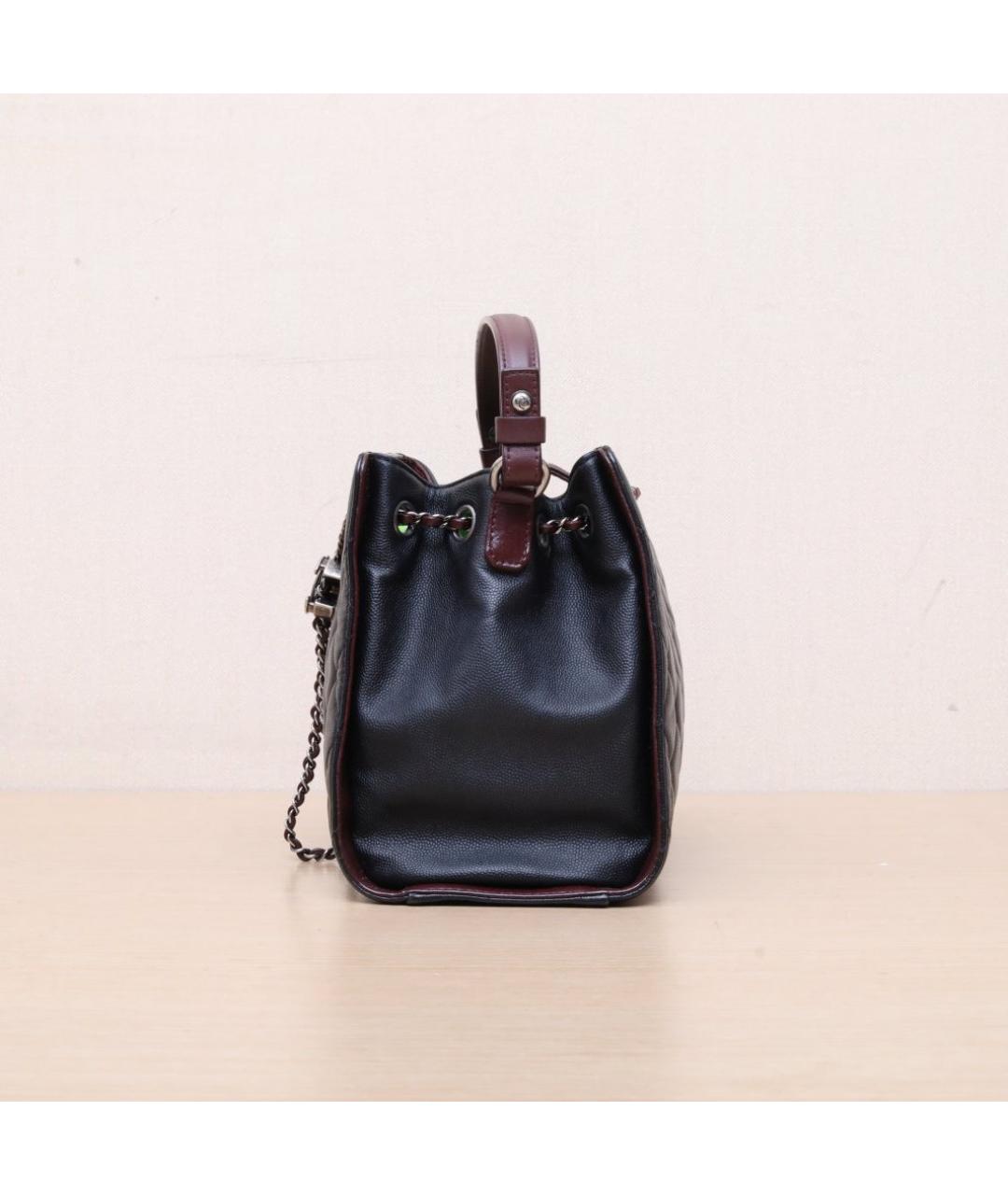 CHANEL Черная сумка через плечо, фото 4