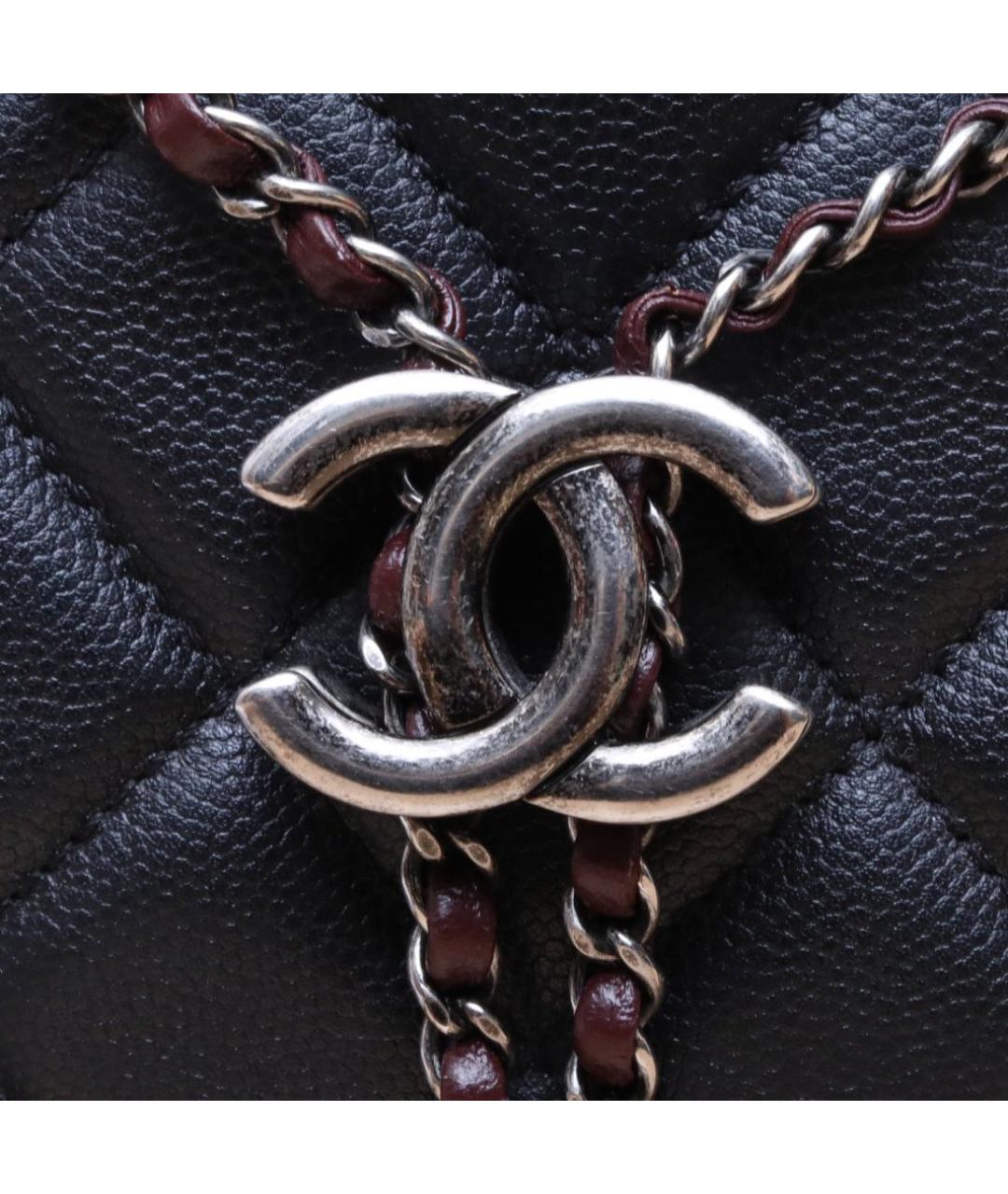 CHANEL Черная сумка через плечо, фото 7