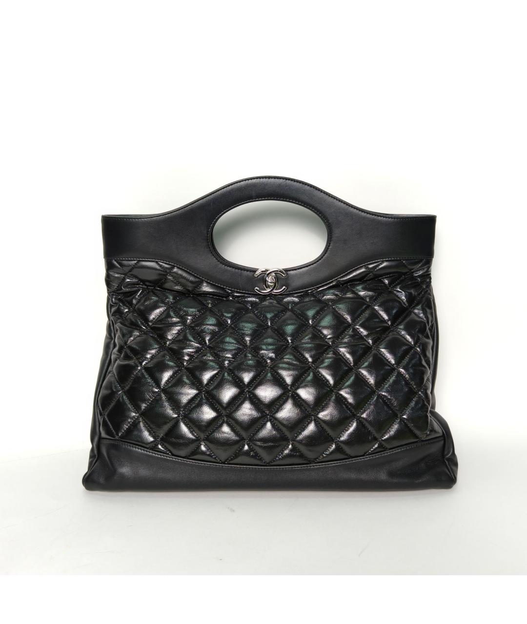 CHANEL Черная кожаная сумка через плечо, фото 2