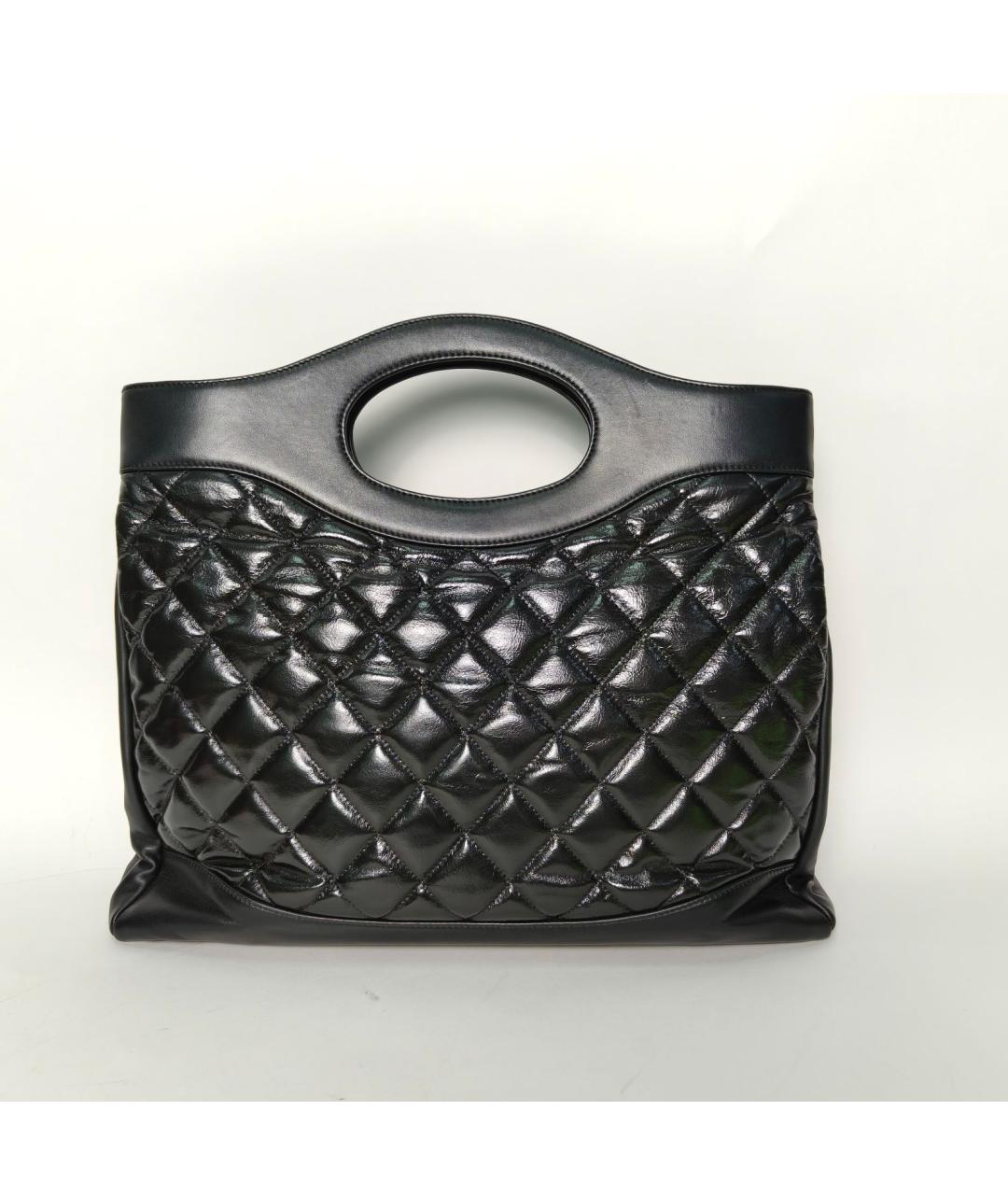 CHANEL Черная кожаная сумка через плечо, фото 4