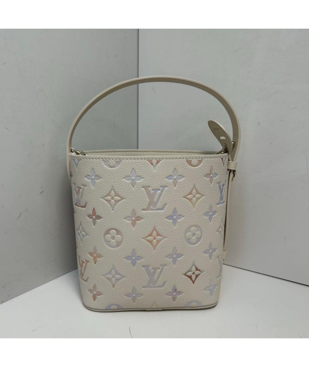 LOUIS VUITTON Белая сумка через плечо, фото 8