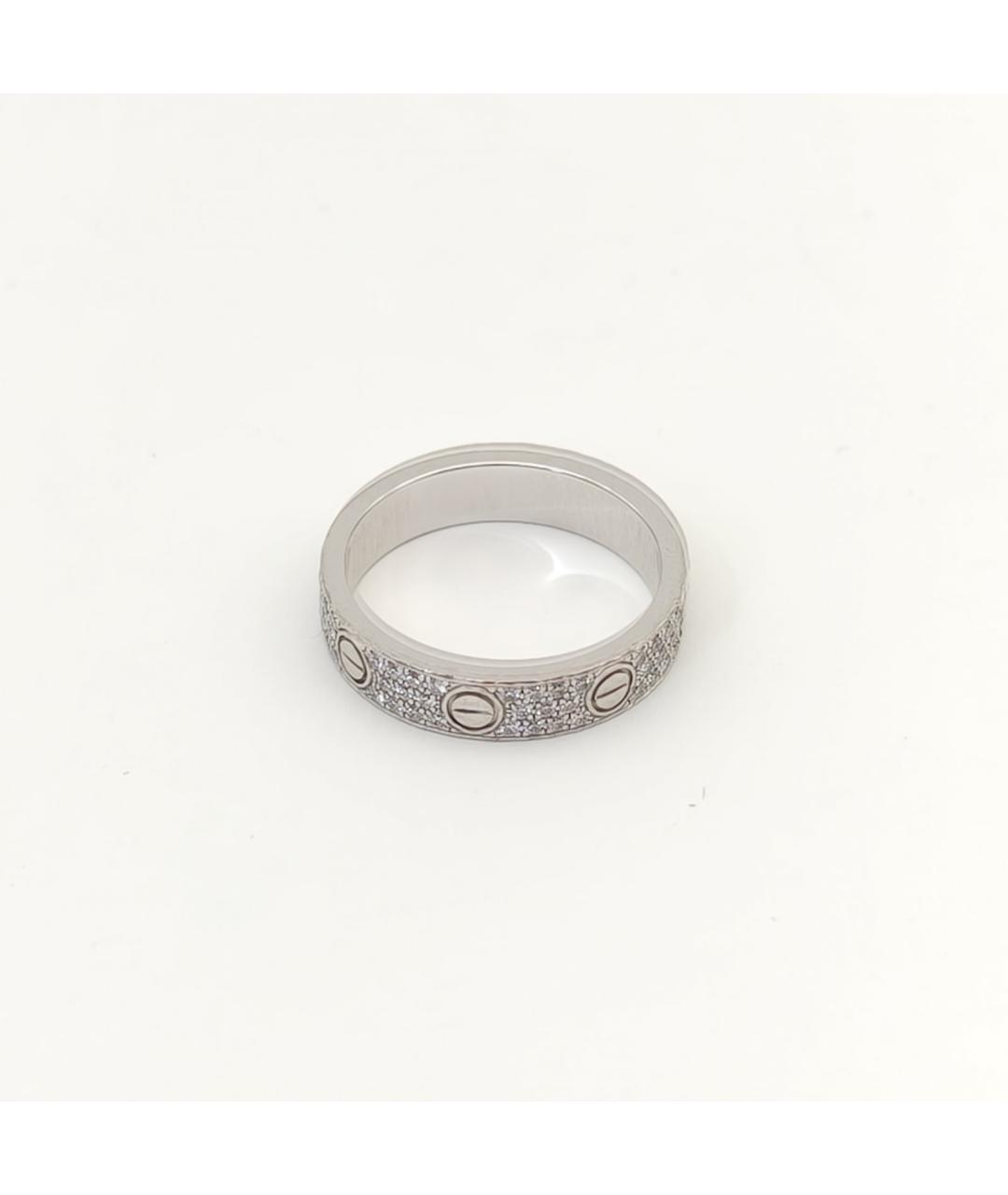 CARTIER Серебряное кольцо из белого золота, фото 3