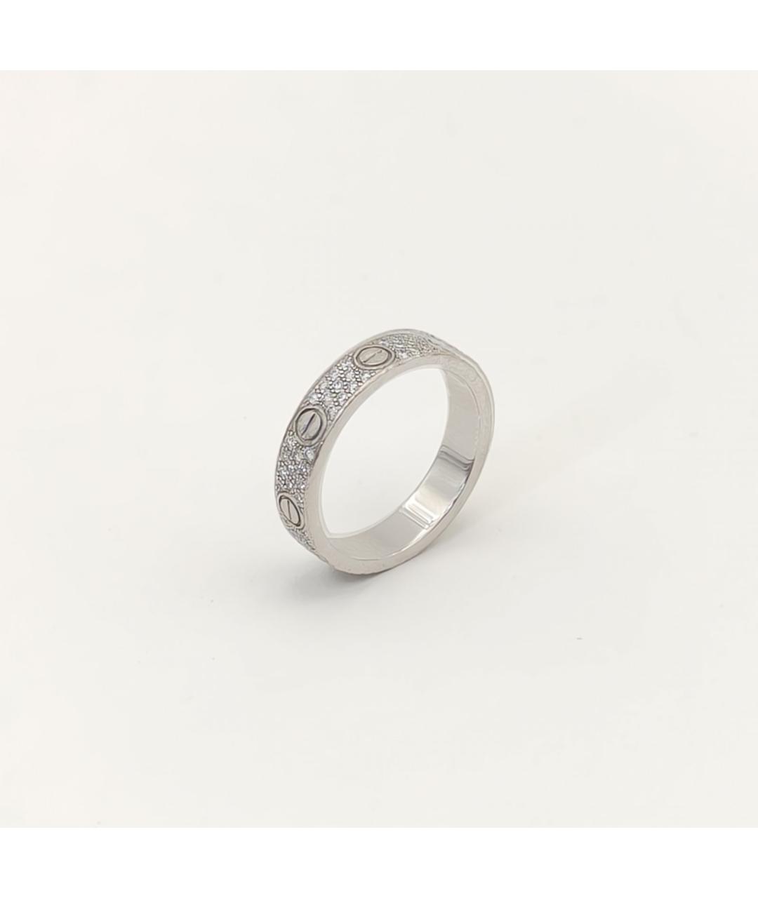 CARTIER Серебряное кольцо из белого золота, фото 5