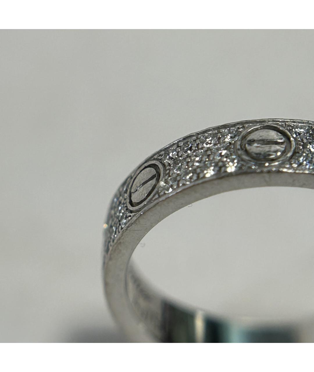 CARTIER Серебряное кольцо из белого золота, фото 8