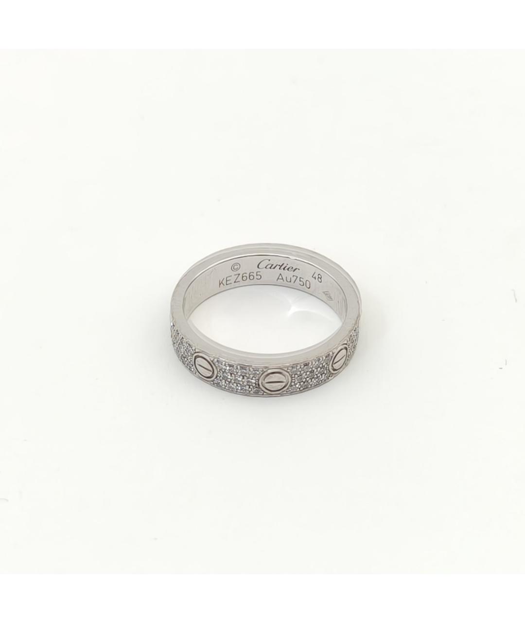 CARTIER Серебряное кольцо из белого золота, фото 4