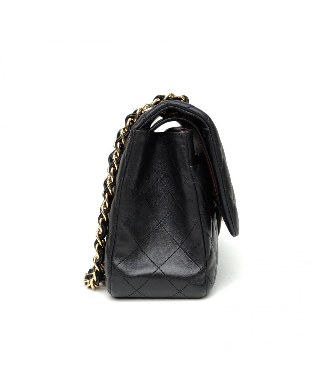 CHANEL Черная кожаная сумка через плечо, фото 5