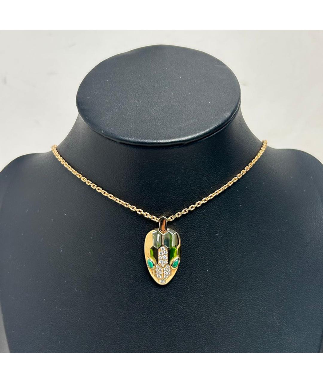 BVLGARI Золотое колье из розового золота, фото 8