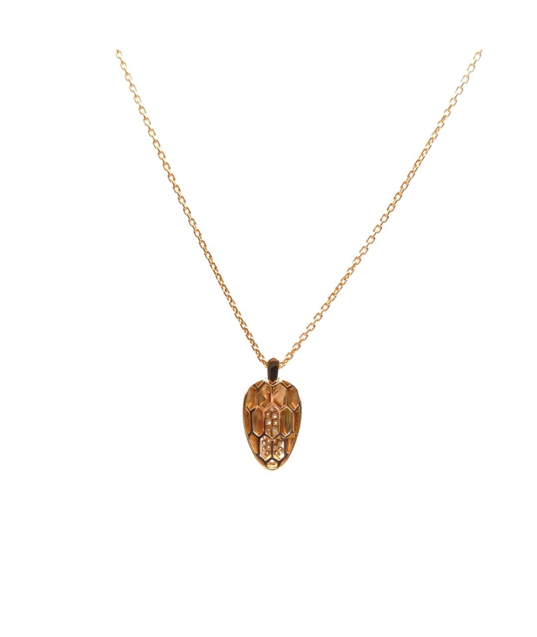 BVLGARI Золотое колье из розового золота, фото 3
