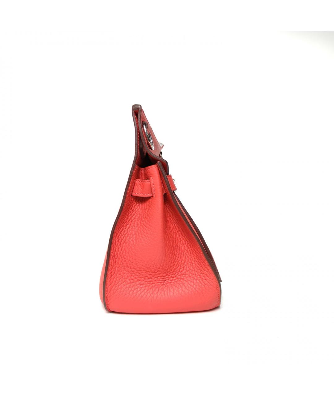 HERMES Красная кожаная сумка через плечо, фото 5