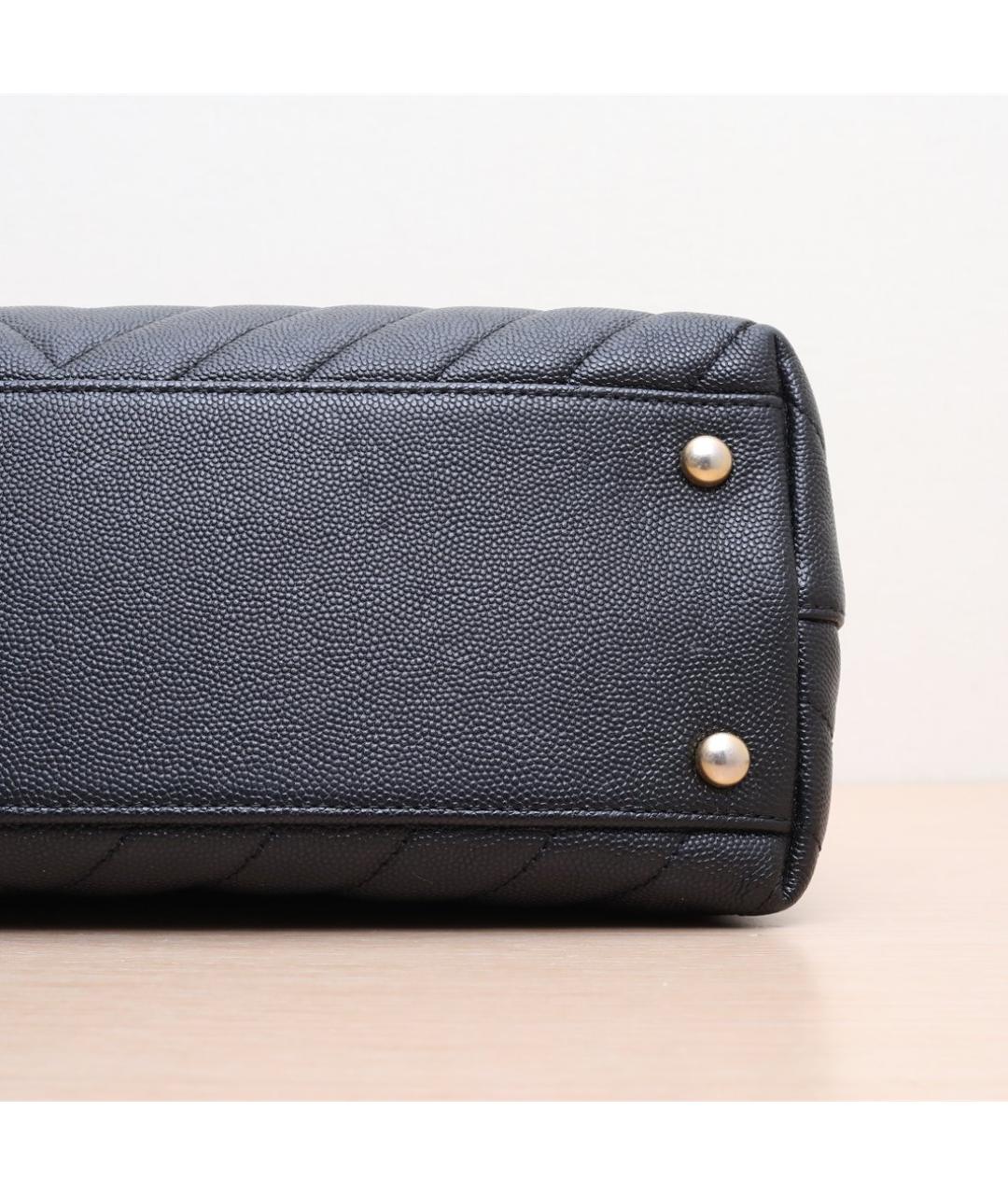CHANEL Черная кожаная сумка через плечо, фото 9