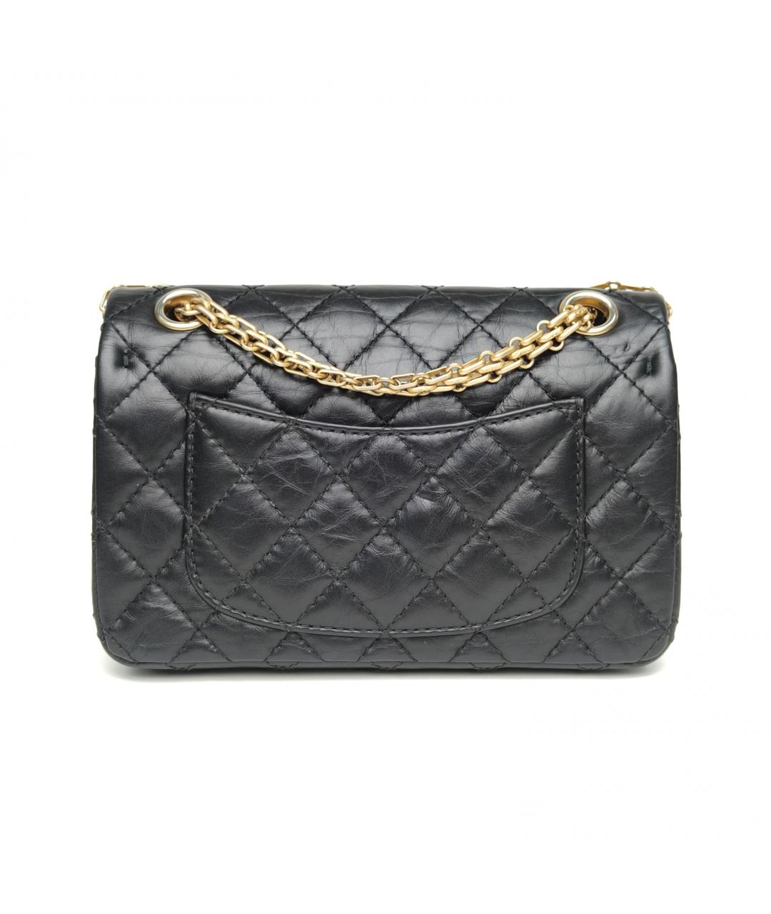 CHANEL Черная кожаная сумка через плечо, фото 4