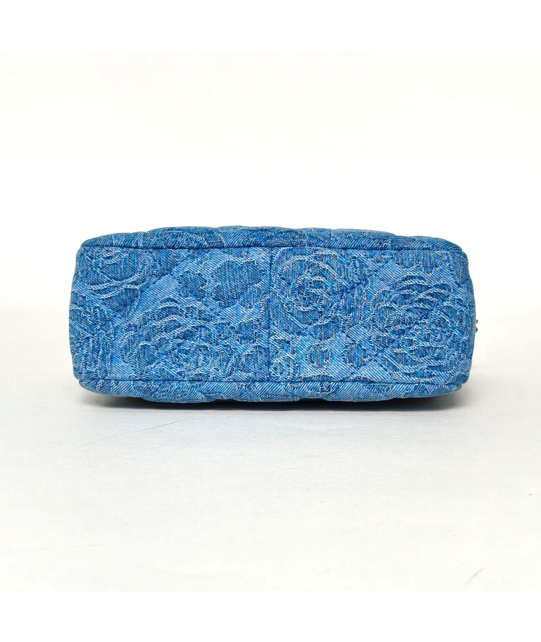 CHANEL Синяя деним сумка через плечо, фото 6