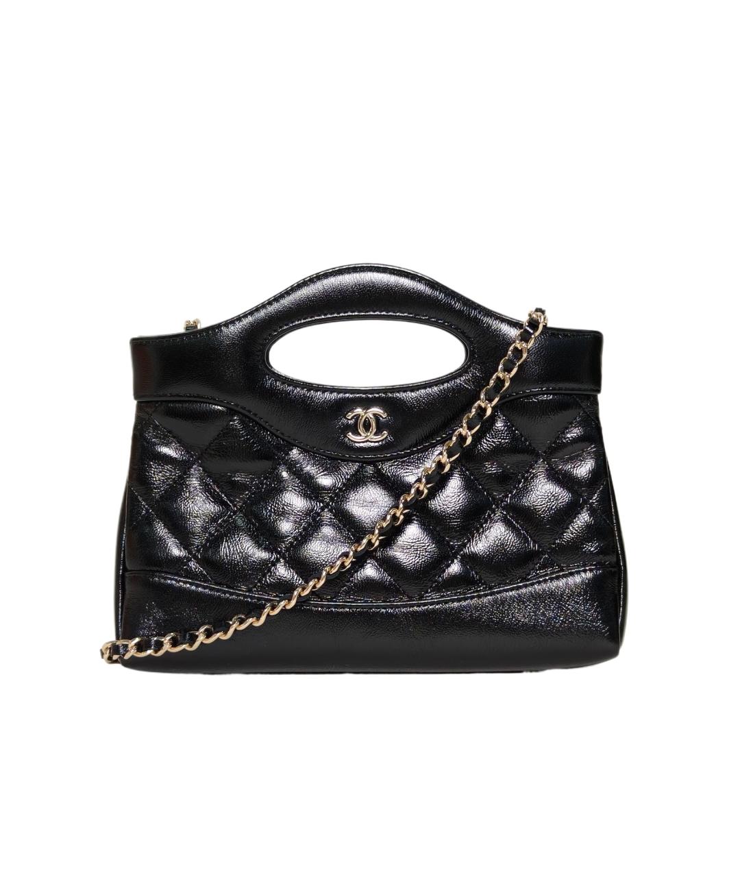CHANEL Черная кожаная сумка через плечо, фото 1