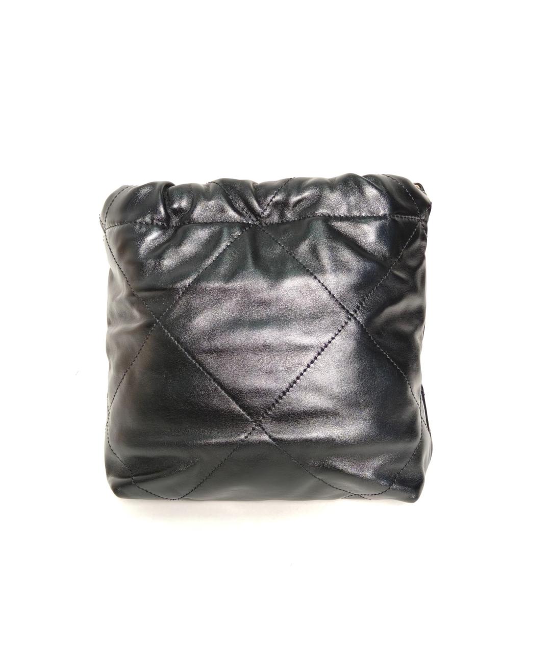 CHANEL Черная кожаная сумка через плечо, фото 4