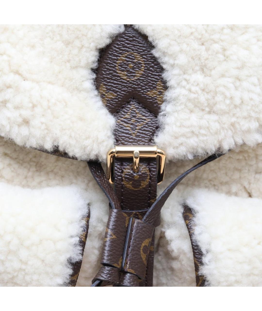 LOUIS VUITTON Белый рюкзак, фото 7