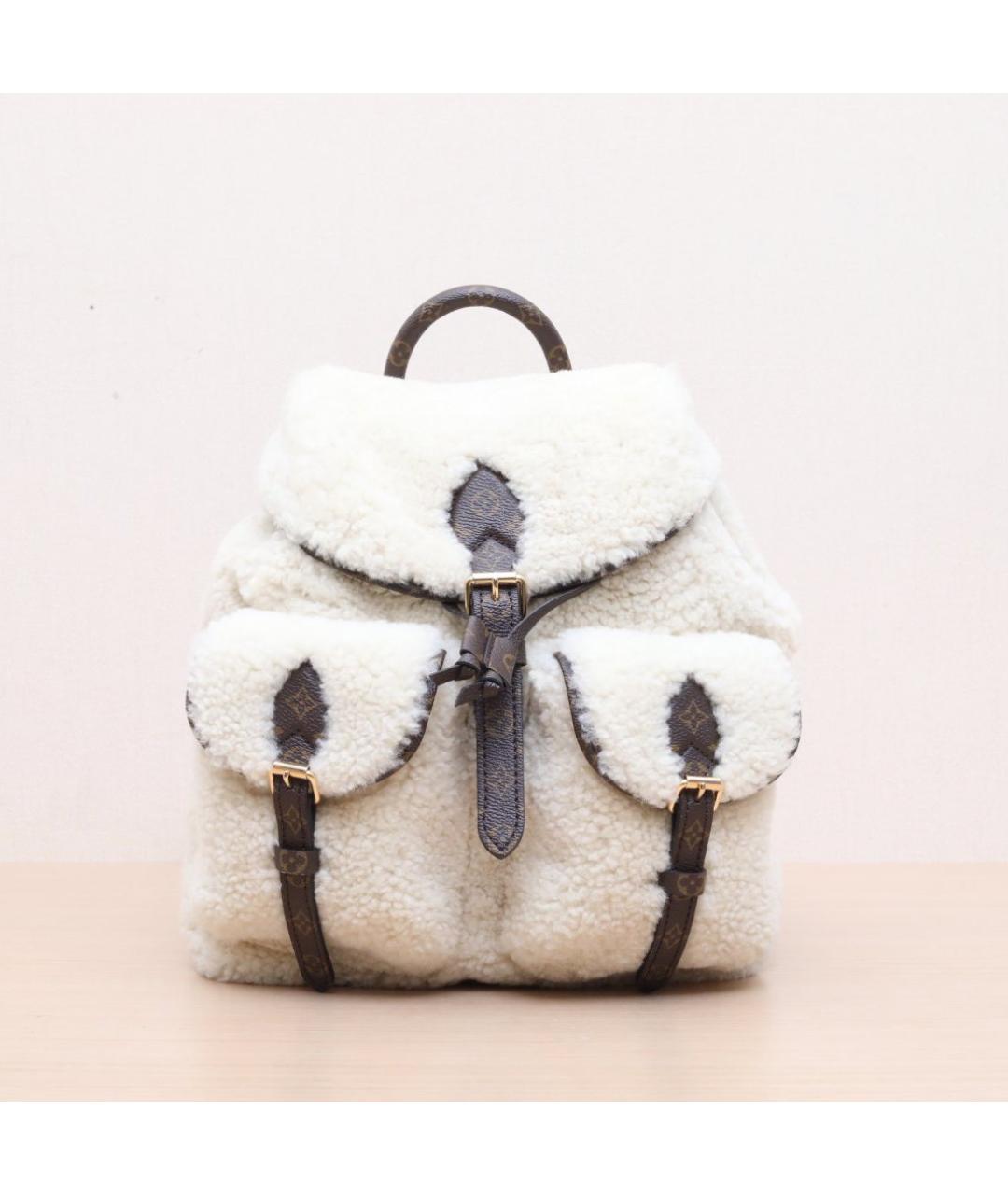 LOUIS VUITTON Белый рюкзак, фото 2
