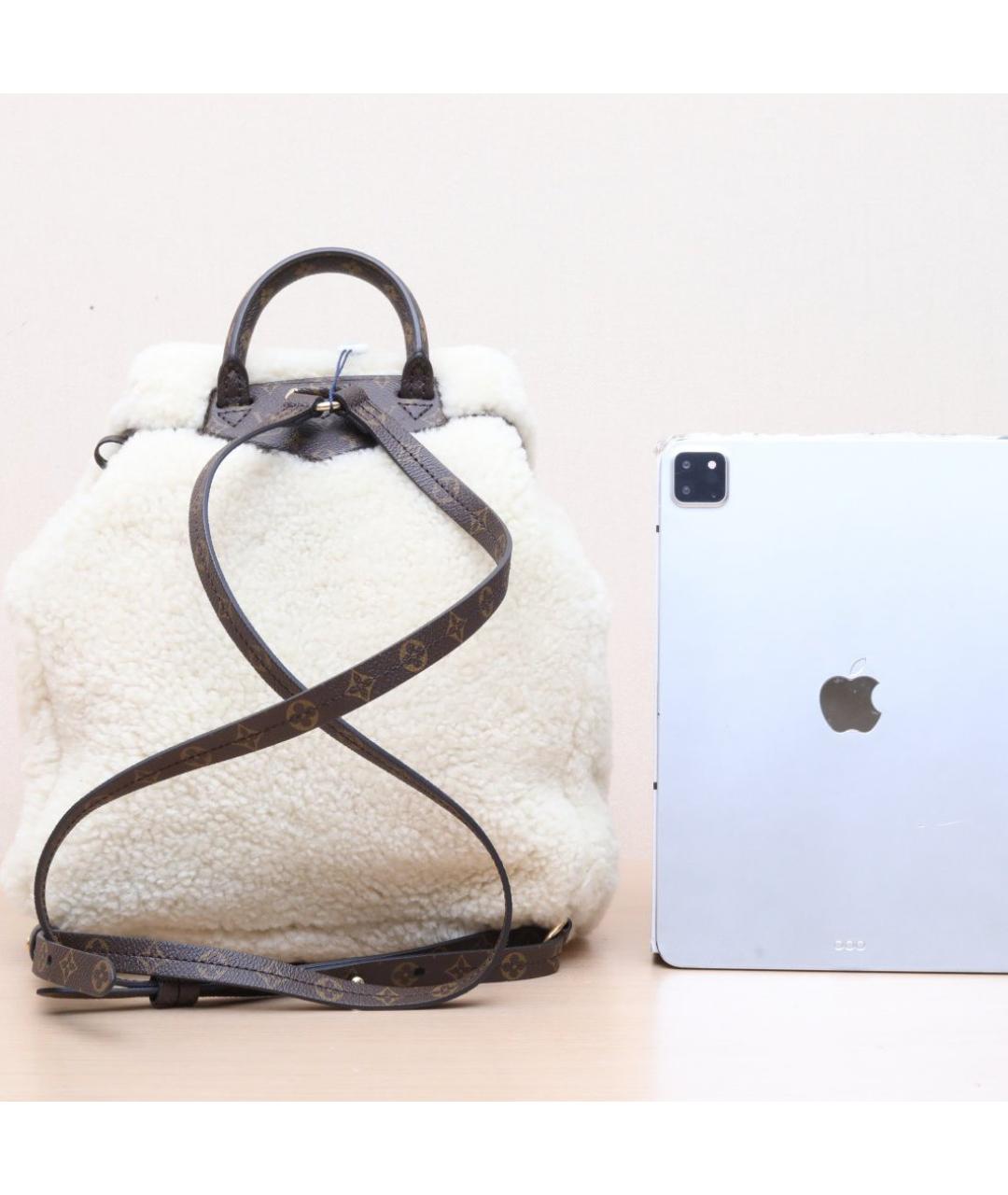 LOUIS VUITTON Белый рюкзак, фото 6