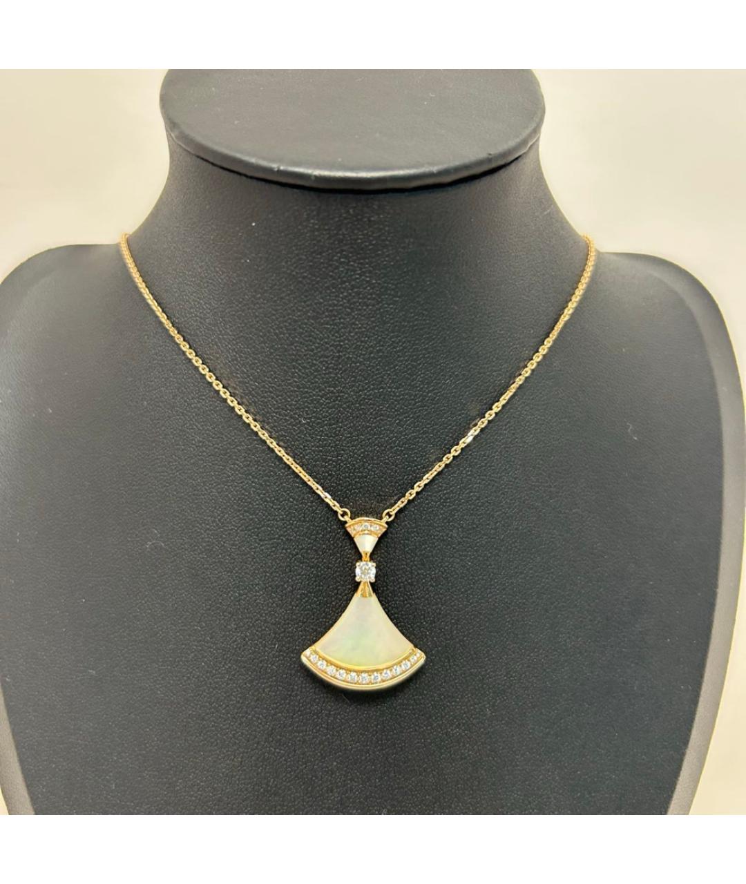 BVLGARI Золотое колье из розового золота, фото 8