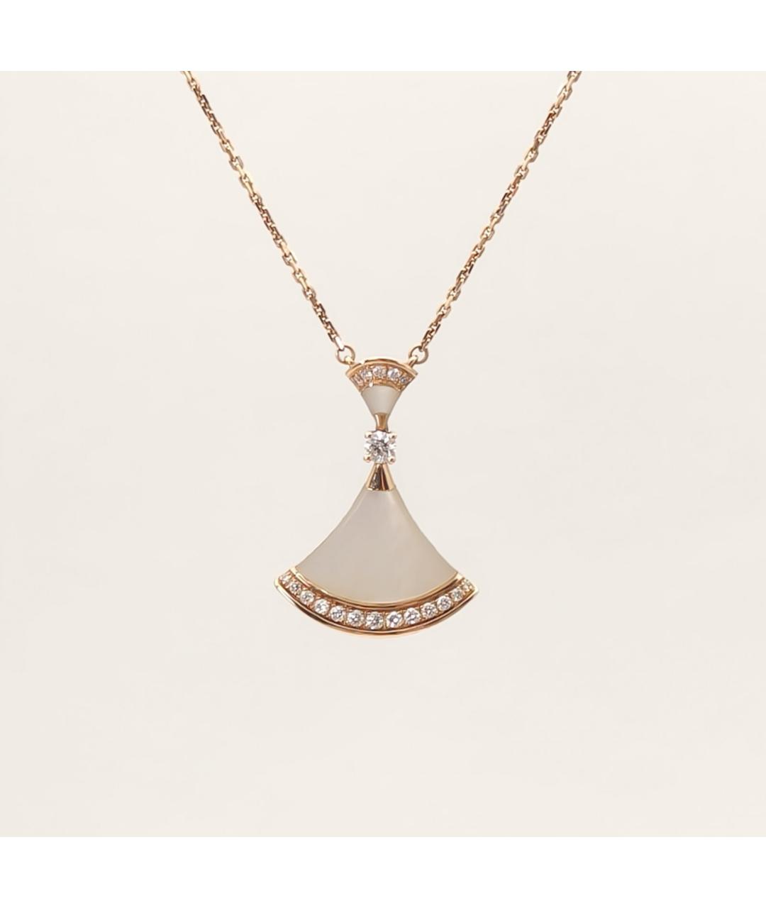 BVLGARI Золотое колье из розового золота, фото 3