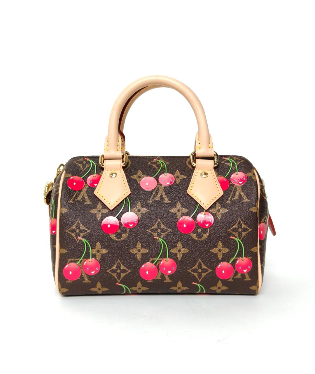 LOUIS VUITTON Коричневая сумка с короткими ручками, фото 5