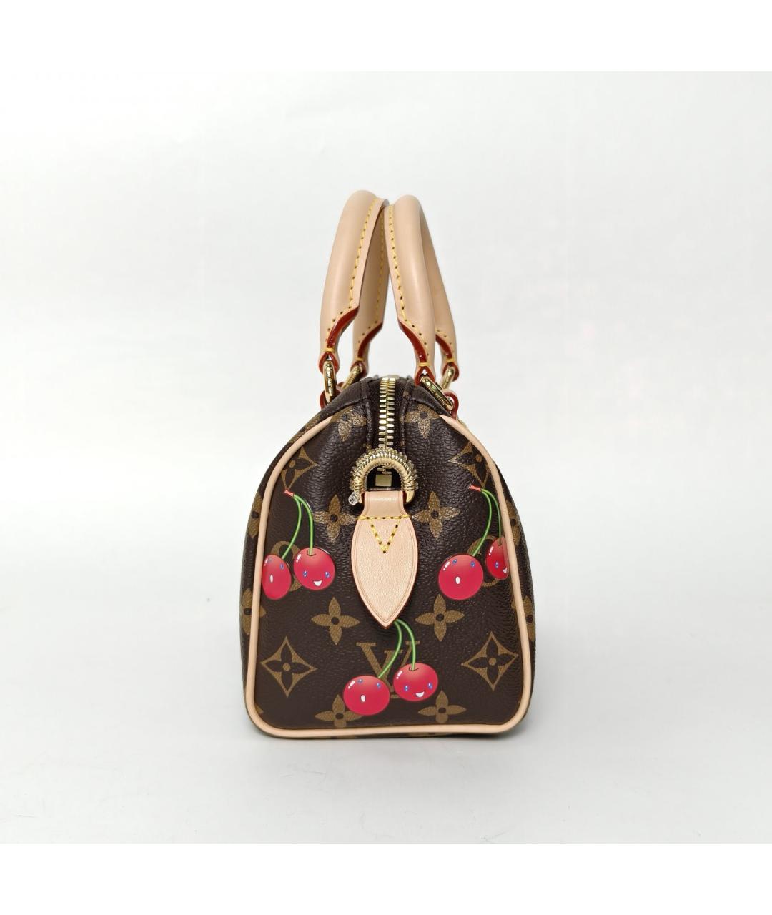 LOUIS VUITTON Коричневая сумка с короткими ручками, фото 6