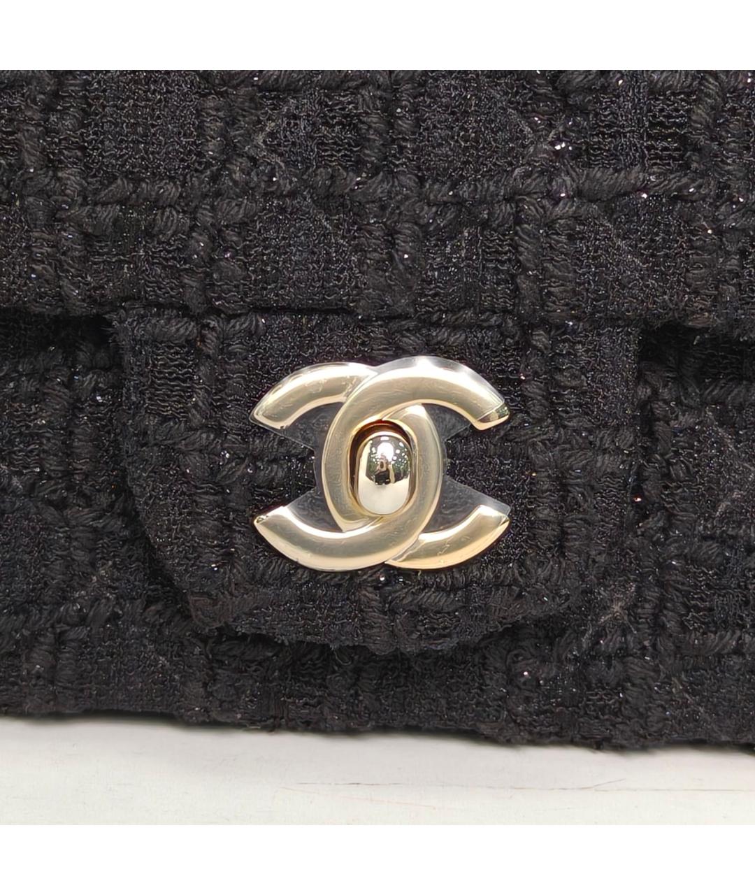 CHANEL Черная сумка через плечо, фото 7