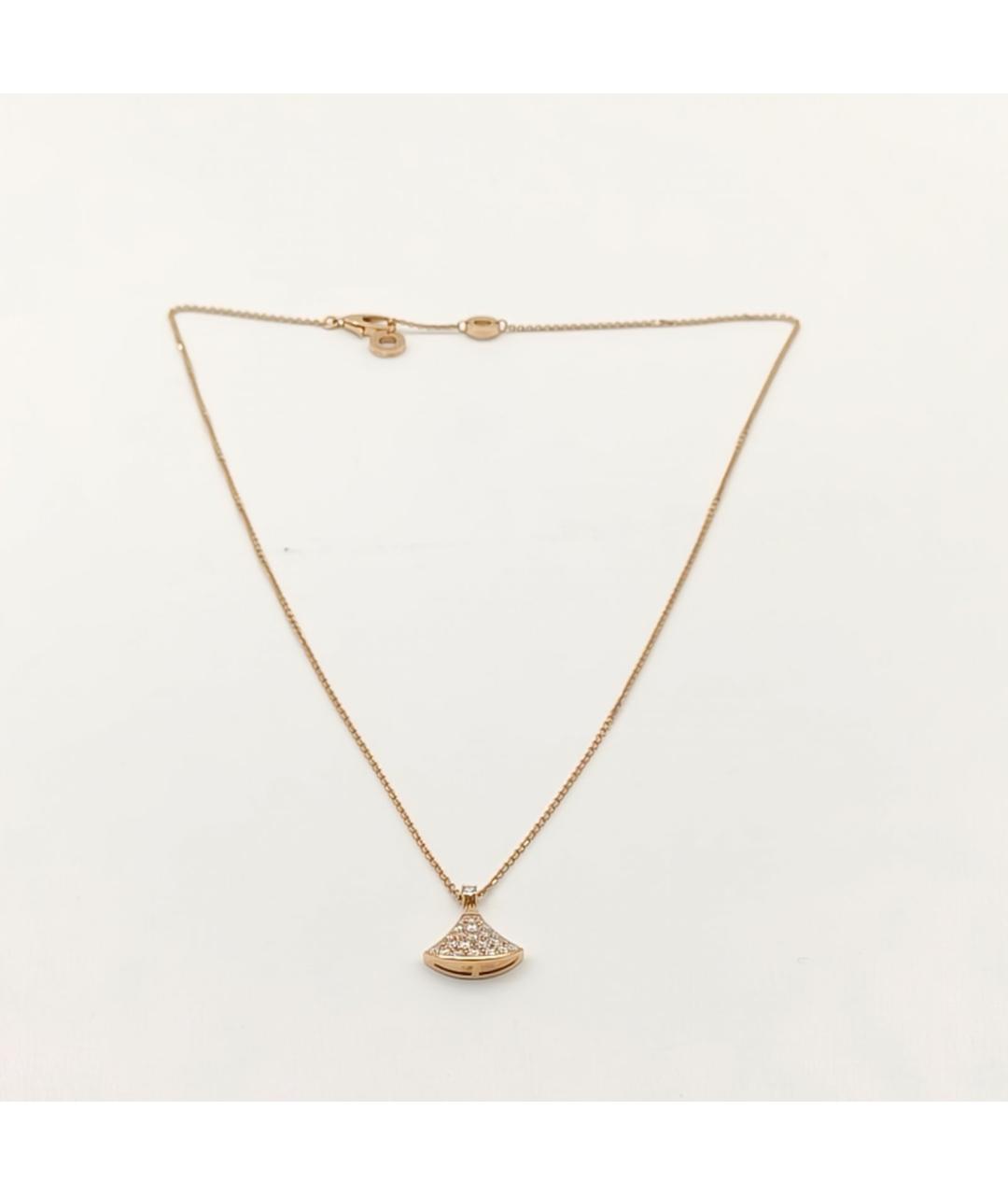BVLGARI Золотое колье из розового золота, фото 7