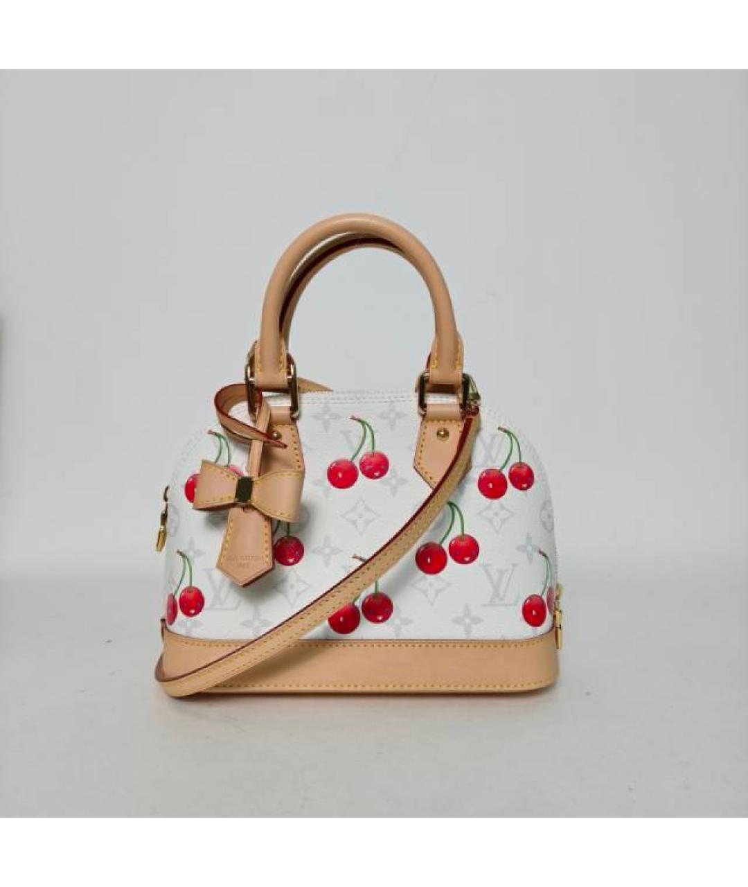 LOUIS VUITTON Белая сумка через плечо, фото 8