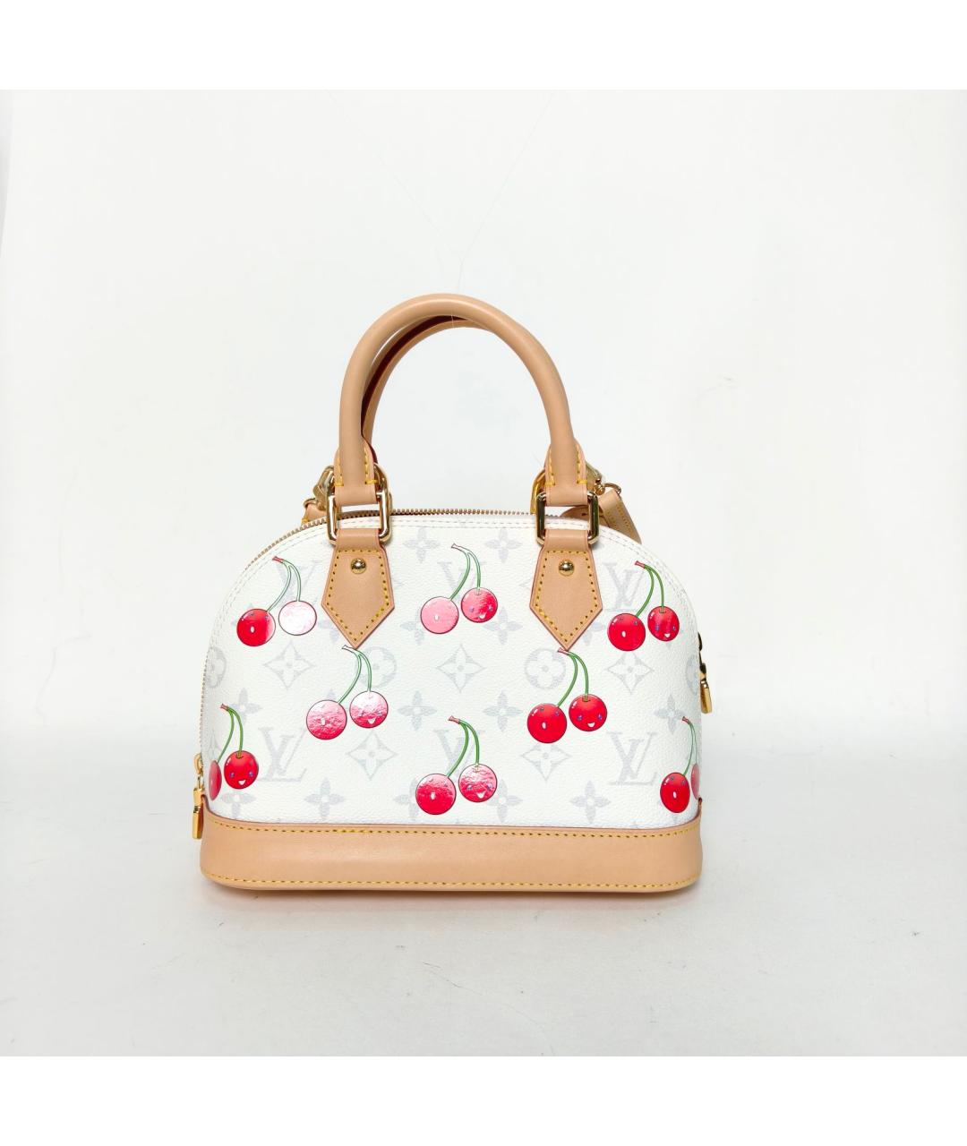 LOUIS VUITTON Белая сумка через плечо, фото 4