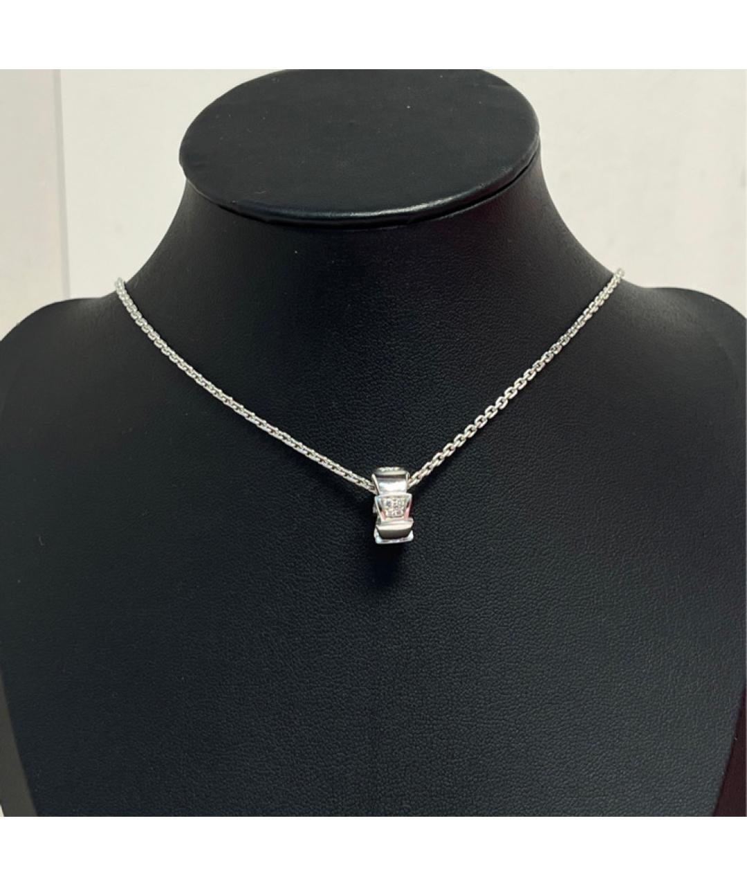 BVLGARI Серебряное колье из белого золота, фото 2