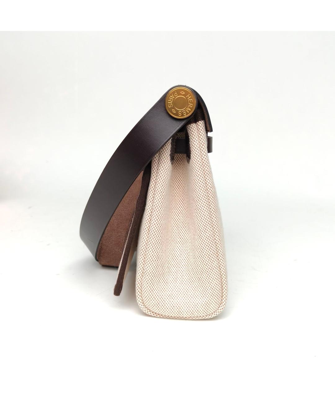 HERMES Белая сумка с короткими ручками, фото 5