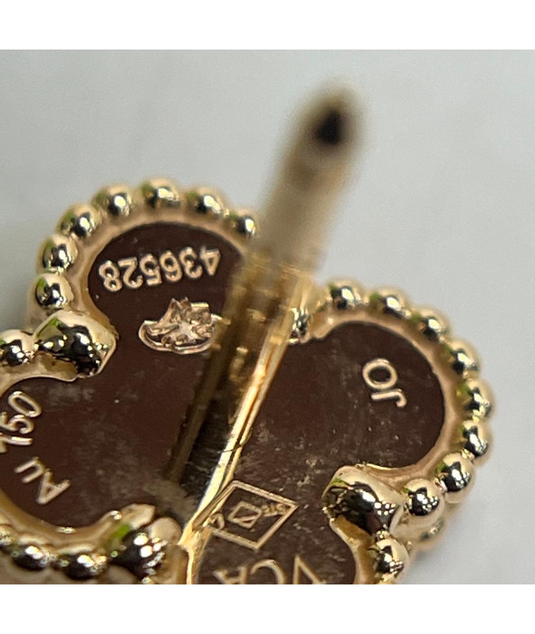 VAN CLEEF & ARPELS Золотые серьги из розового золота, фото 8