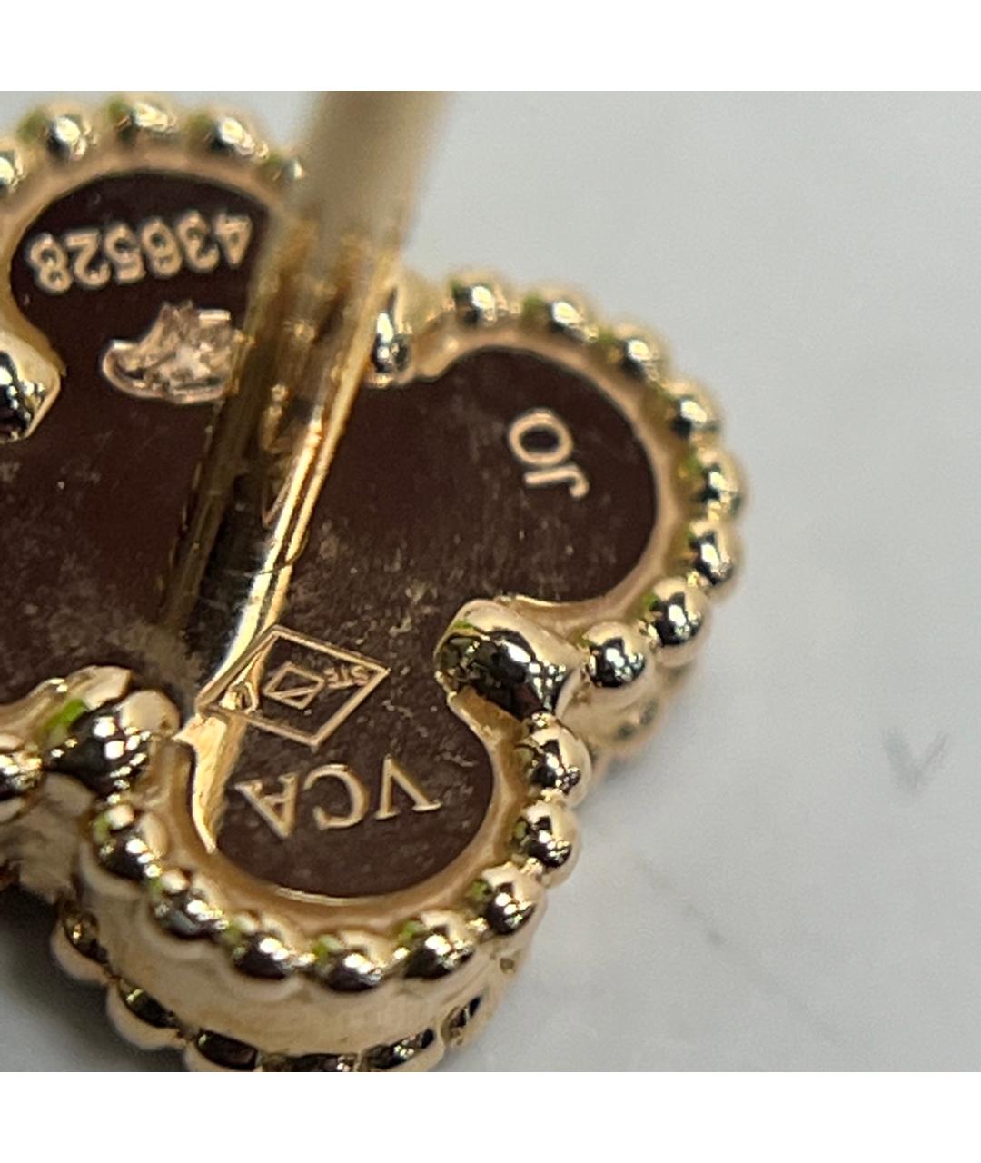 VAN CLEEF & ARPELS Золотые серьги из розового золота, фото 9