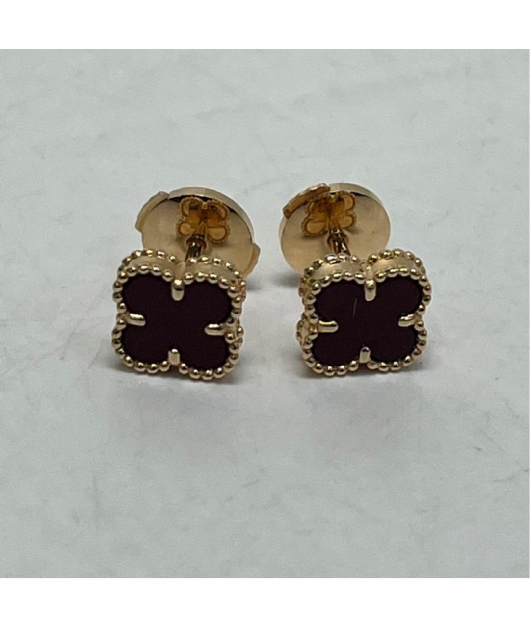 VAN CLEEF & ARPELS Золотые серьги из розового золота, фото 7